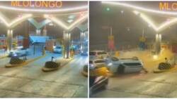 Chilling CCTV Footage Shows Moment PSV Crashed Nairobi Expressway's Mlolongo Station