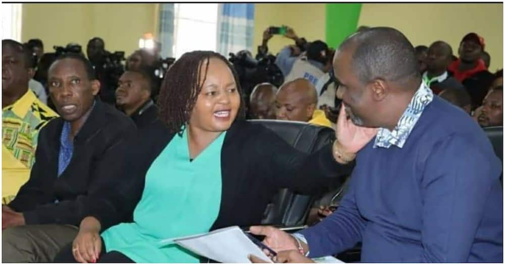 Anne Waiguru's Cute Photo Stroking Hubby's Cheek After Election Win Warms Hearts: "Love is Sweet"