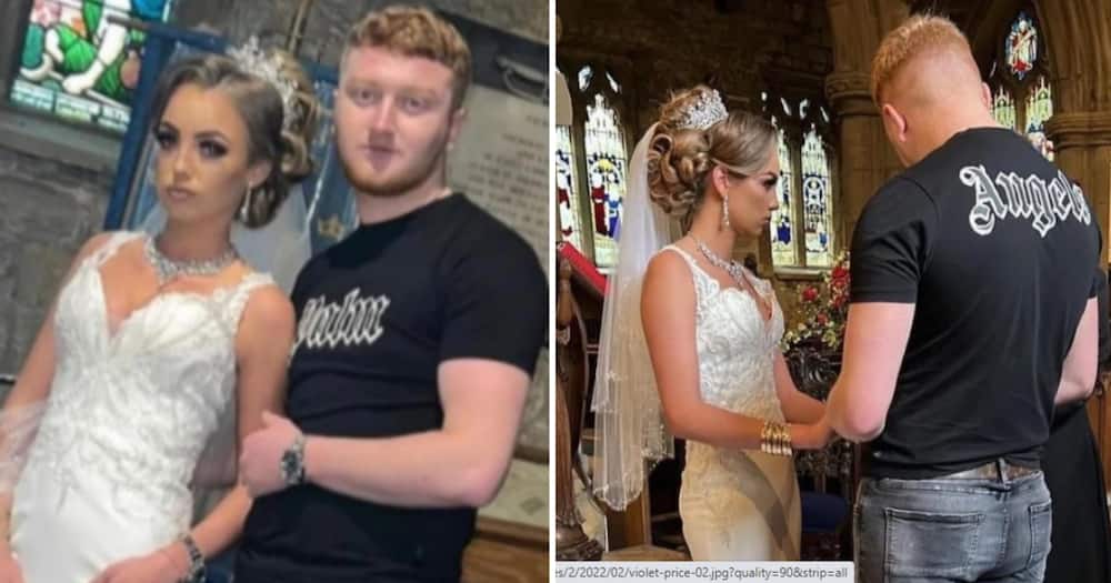 Groom roasted for Wearing T-Shirt, faded jeans to his wedding.