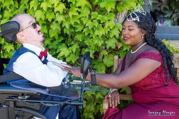 Kenyan woman reveals how she met and married her disabled Australian husband