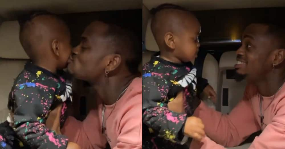 Diamond Platnumz meets up with Tanasha's son again while in Nairobi