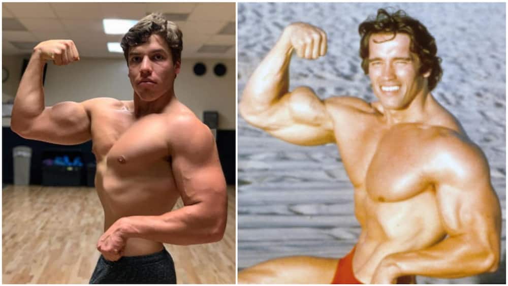 Joseph Baena, aged 22, is very known on Instagram as believer of body fitness. Photo: Instagram and People Magazine