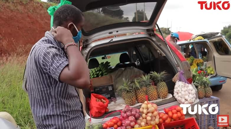 Sleek BMW, Mercedes, Prado owners throw pride aside, sell groceries from their vehicles as COVID-19 bites