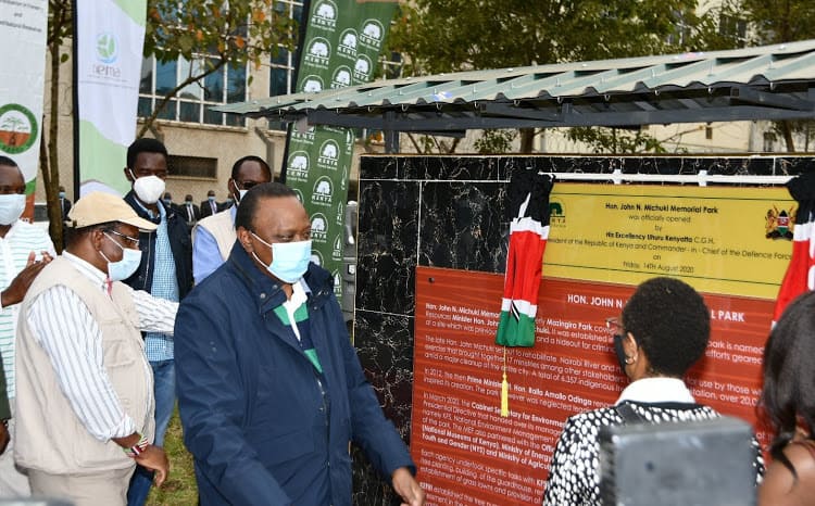 Befitting honour: President Uhuru Kenyatta launches Michuki Memorial Park