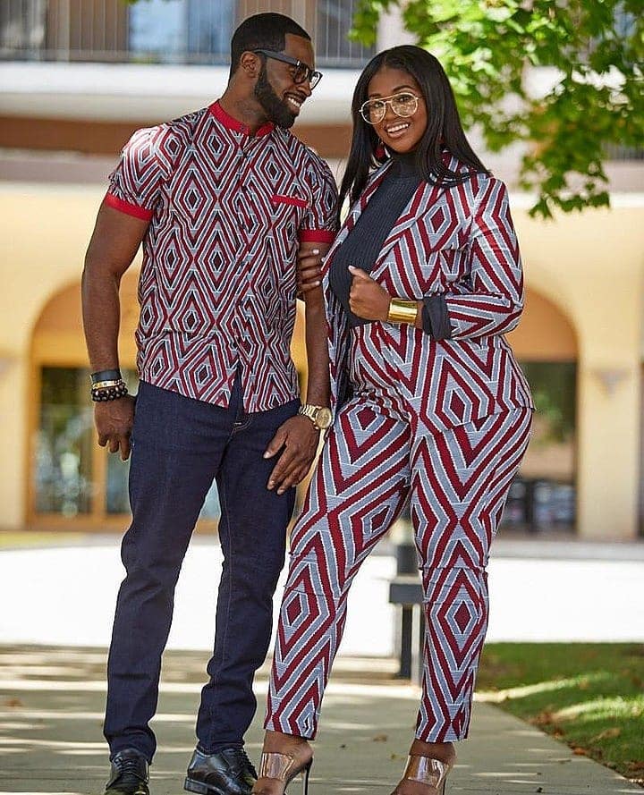 African couple dress