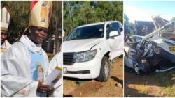 Kisumu Archbishop Maurice Muhatia Escapes Death in Morning Accident Along Kisumu-Kakamega Highway