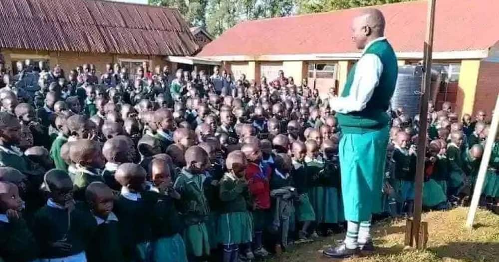 Kenyan Head Teacher Dons Green School Uniform with Shorts, Sweetly ...