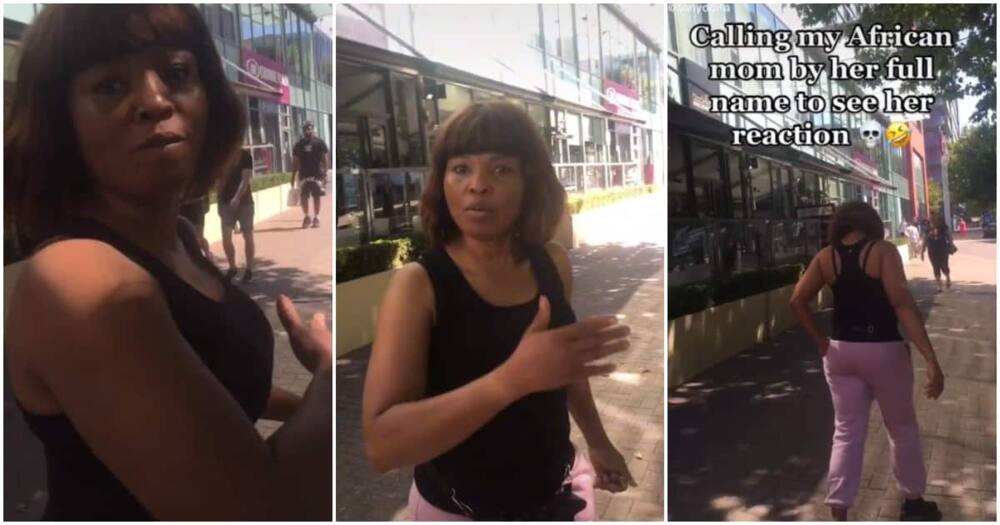 Nigerian mum and son, abroad, full name, mum tries to slap son, Lovelyn Chizoba