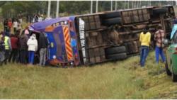 Bomet: 40 Passengers Injured as Kisii-Bound Bus Lands into Ditch