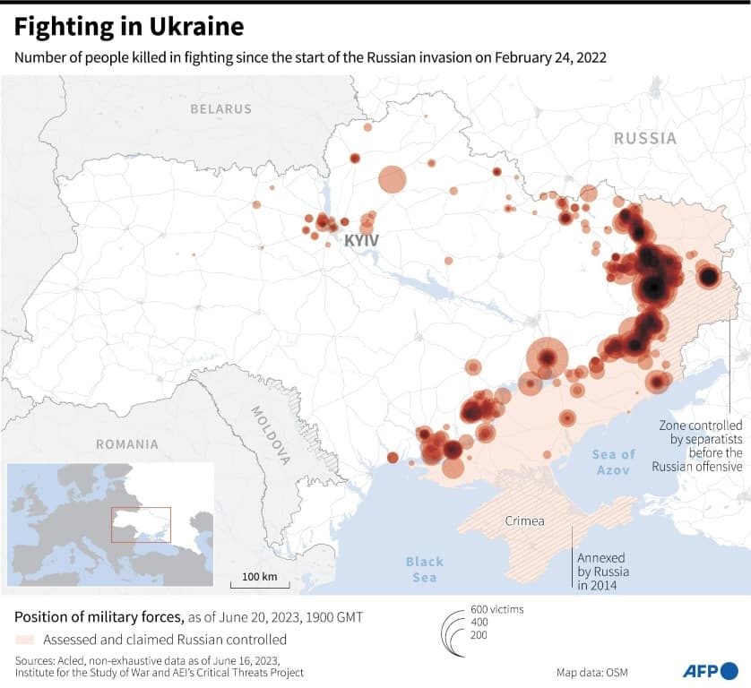 Fighting in Ukraine