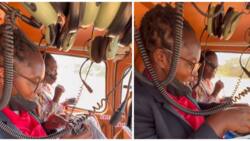 Martha Karua, Female Bodyguard Enjoy Yoghurt Snack on Chopper Ride Amid Hectic Campaign Schedule