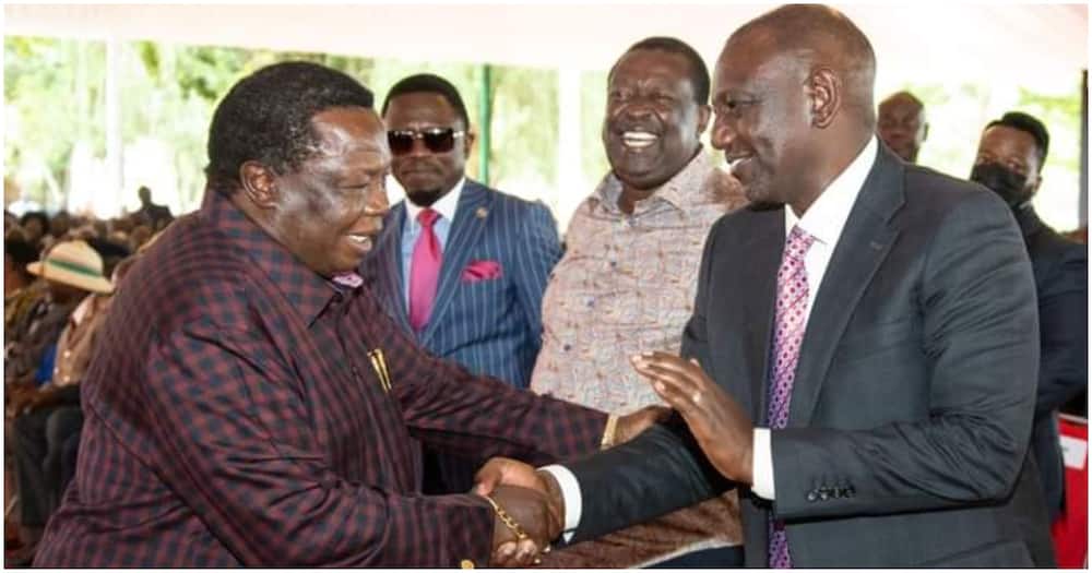 COTU boss Francis Atwoli with President William Ruto.