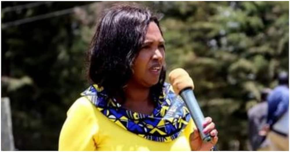 Tabitha Karanja took an early lead in the Nakuru sebnatorial race.