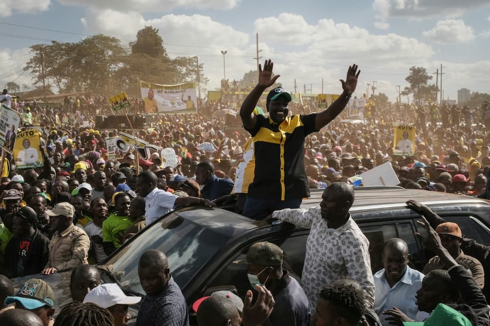 The party of Kenya's Deputy President William Ruto has the wheelbarrow as its symbol