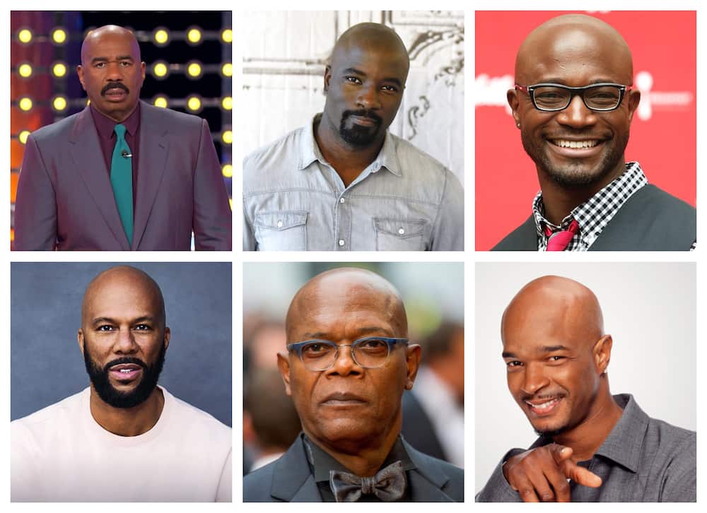 Bald black actors