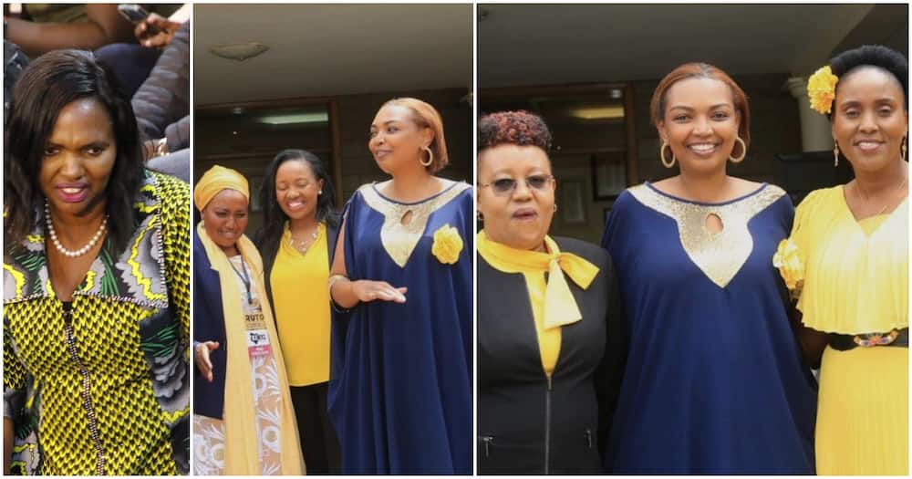 Karen Nyamu, Tabitha Karanja and other Women Leaders from Kenya Kwanza Dazzle in Yellow Outfits