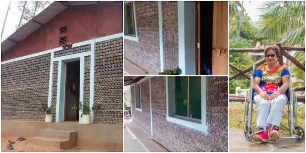 One lady built 4-bedroom house with 50k plastic bottles: 4 smart individuals who constructed houses with wastes