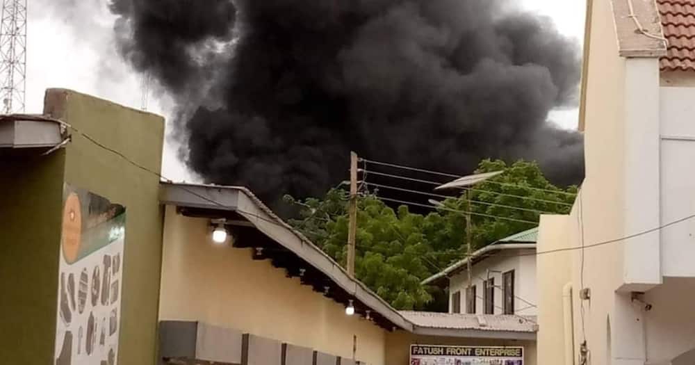 Garissa county assembly on fire
