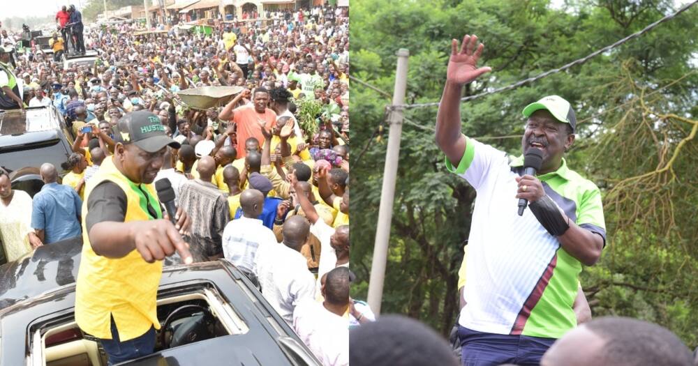 Deputy President William Ruto (l) and Musalia Mudavadi (r).