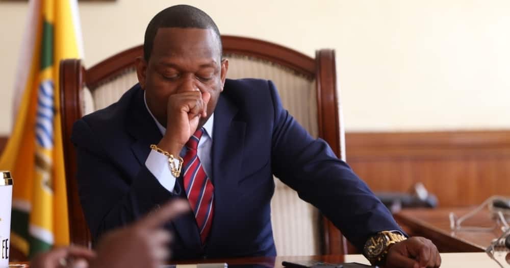 Nairobi Governor Mike Sonko arrested during a meeting with MCAs