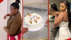 Jackie Matubia Celebrates Her Nanny's Birthday with Kids, Cut Cake