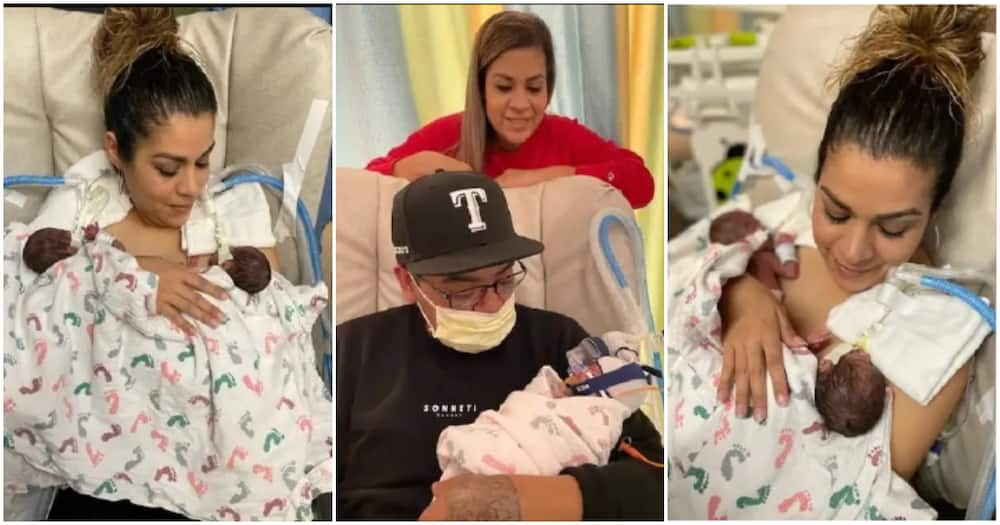 American mother, Carmen Hernandez, her boyfriend, Johnny Hernandez, and their twin girls.