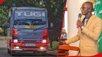 Comedian Njugush, Wife Offer Free Rides to Kenyans Plying Nairobi-Kitengela Route on Their New Bus