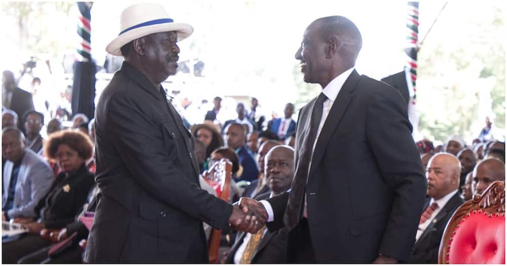 William Ruto and Raila Odinga