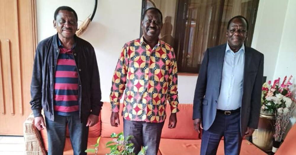 Raila Odinga Hosts Oparanya, Orengo Amid ODM Fallout Speculations