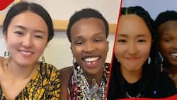 Maasai Man, Japanese Wife Wow Netizens as They Jam to Upo Single Hit: "Lovely and Unique"