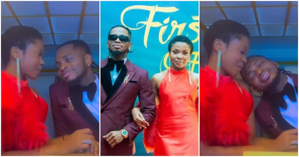 Diamond, Zuchu Arrive Together in Posh Escalade at His EP Videos Premiere, Hold Hands in Cute Photos