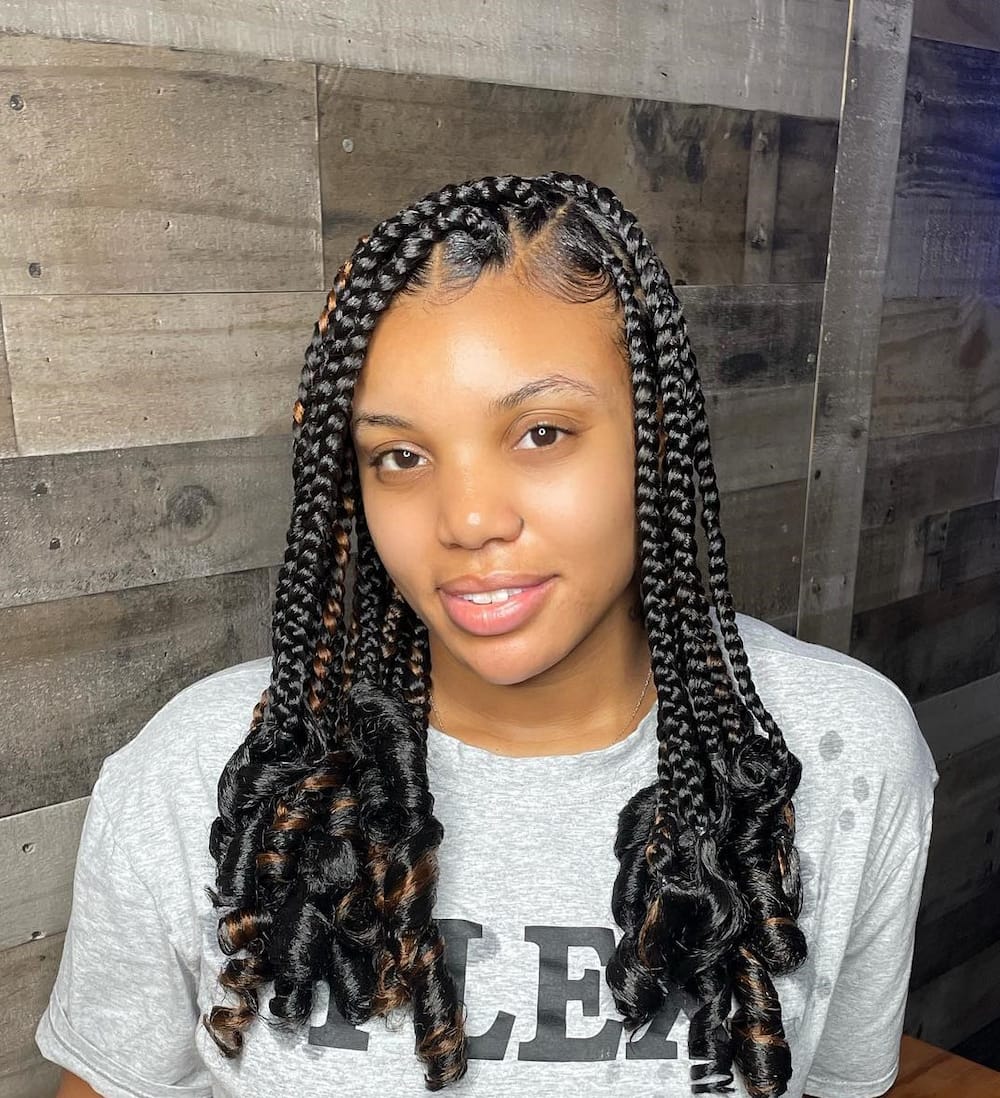 big box braids styles 2022