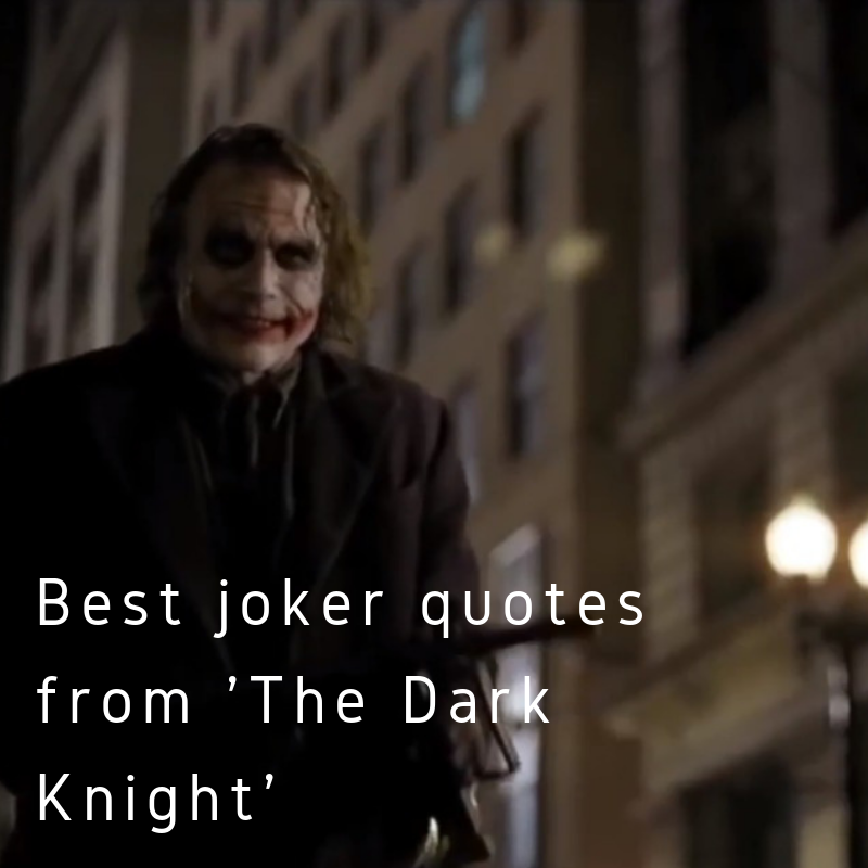 Featured image of post Best Joker Quotes About Life