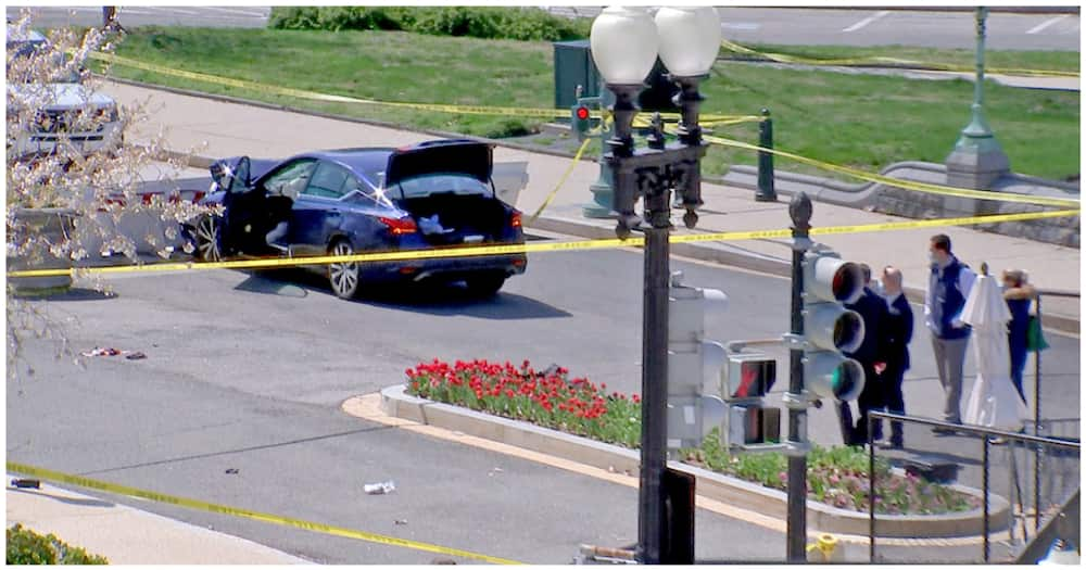 US Capital Under Lockdown after Suspect Rams Vehicle into Barricade, Injures Police Officers