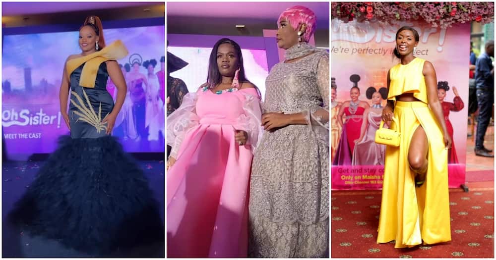 They all looked stunning during the reality TV's premier. Photo: Milly Wa Jesus, Betty Bayo and Jacky Vike.