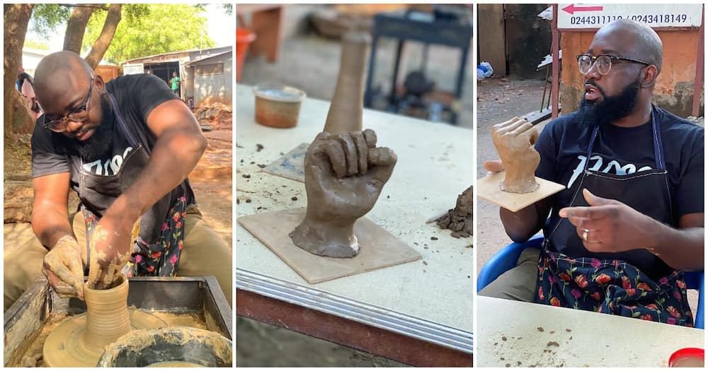 Twitter Ghana past employee picks up sculpting after getting laid