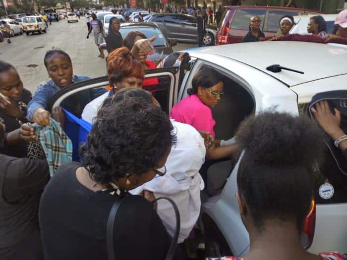 Kind Nairobians help woman deliver inside a taxi