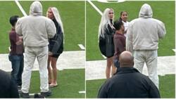 Kanye West, Ex-Wife Kim Kardashian Attend Son Saint's Football Game, Chat on Sidelines