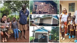 Wanja Mwaura Officially Hands over Permanent House to Nyamira Widower, 4 Kids Who Lived in Shack