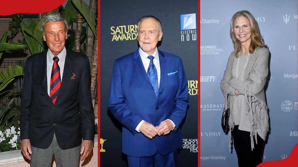 Six Million Dollar Man cast members Richard Anderson, Lee Majors and Lindsay Wagner