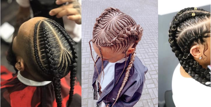 thick cornrows hairstyles