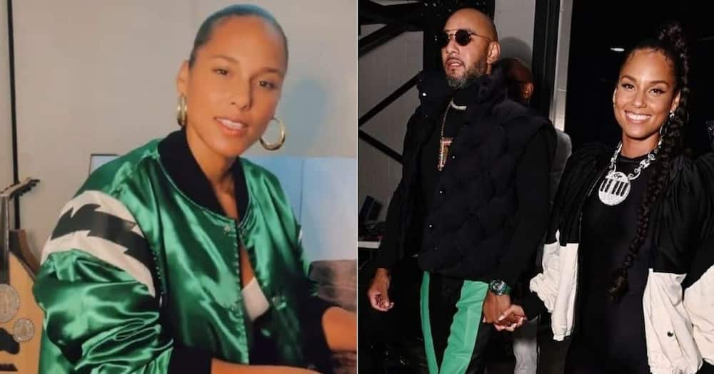 Alicia Keys, Swizz Beatz, open doors, posh crib, pics.