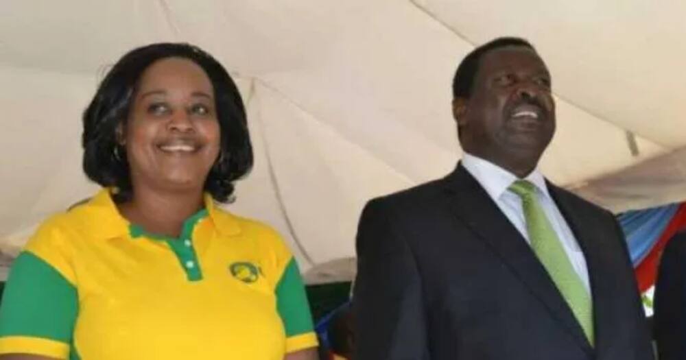 Wiper leader Musalia Mudavadi and his wife Tessie Shangatti Mudavadi.