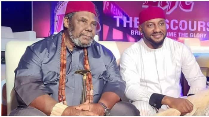 Yul Eulogises His Father Pete Edochie on Birthday: "The Most Handsome 75-Year-Old Man Alive"