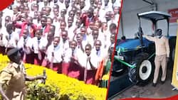 Uasin Gishu Chief Showered With Praise for Energetically Leading Girl School in Song, Dance
