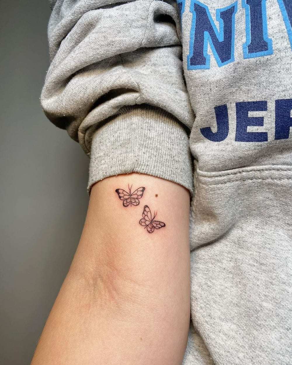 butterfly hand tattoos for girls
