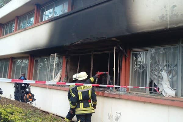 Mysterious dawn fire guts down Busia county finance offices