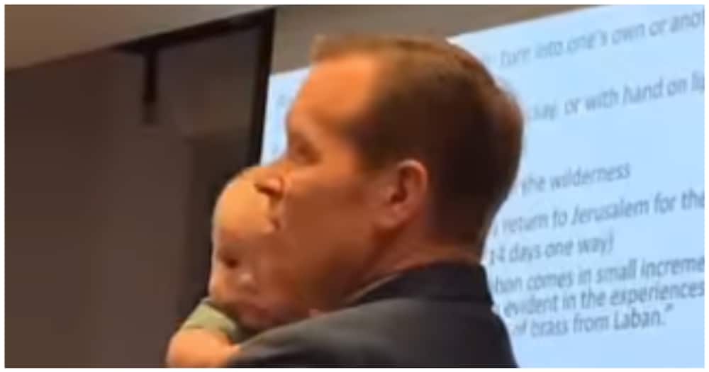 Takes a Village: Lecturer Holds Young Mum's Baby in Class so She Can Take Notes