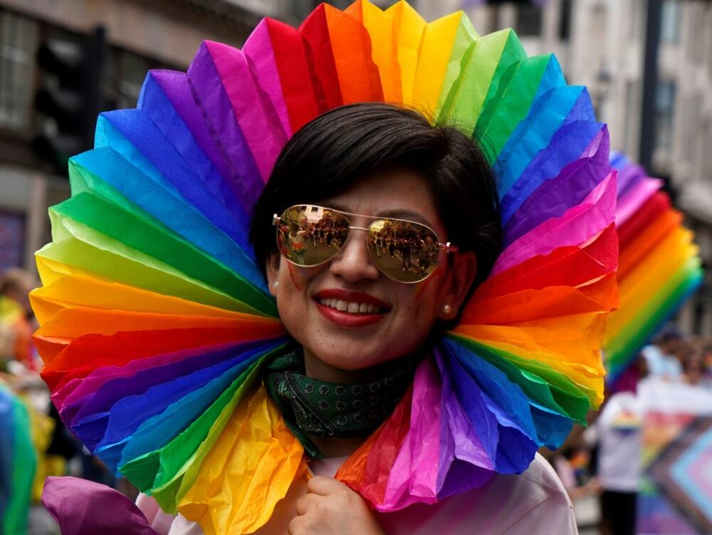 Participants said the march was also for people around the world who are still persecuted for their sexuality