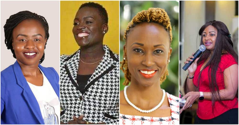 Faces of 4 brilliant, youthful Kenyan women doing greatness behind progressive politics arena